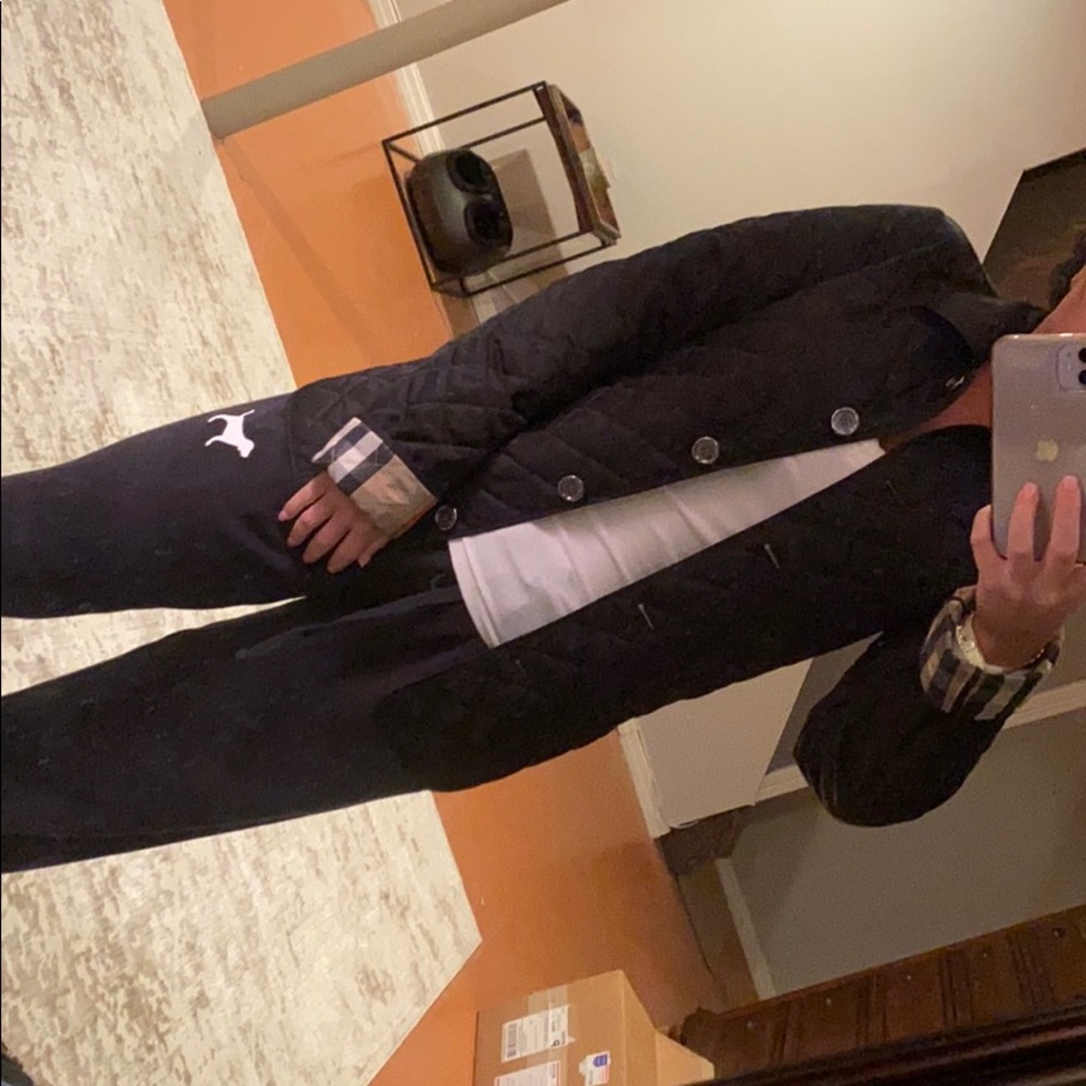 Burberry quilted coat